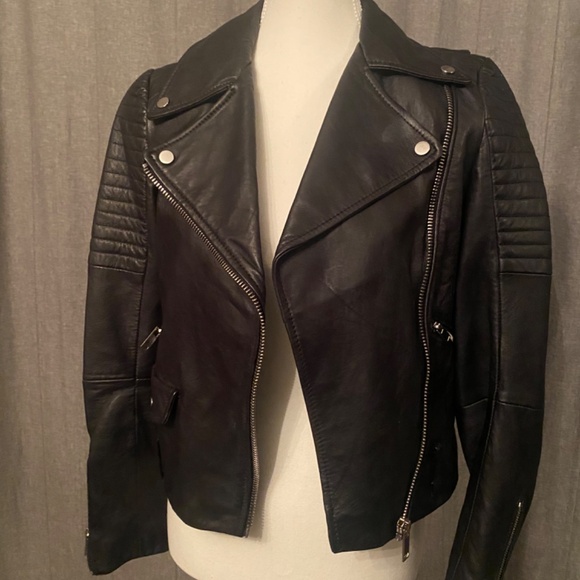Zara Women’s Faux Leather Jacket XS - Picture 2 of 6